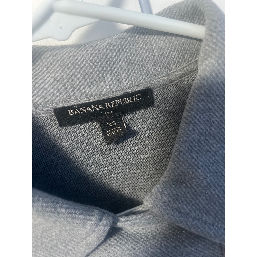 Banana Republic Womens Gray Textured Knit Cropped Snap Front Moto Jacket XS - Picture 2 of 7